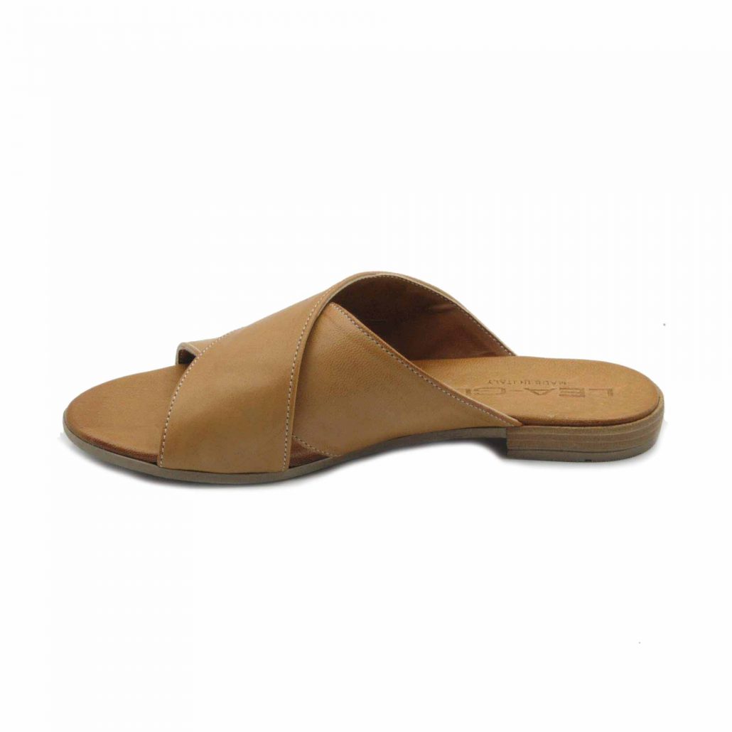 Lea Gu ciabattina in nappa, incrocio frontale, tacco 15 mm Offerte