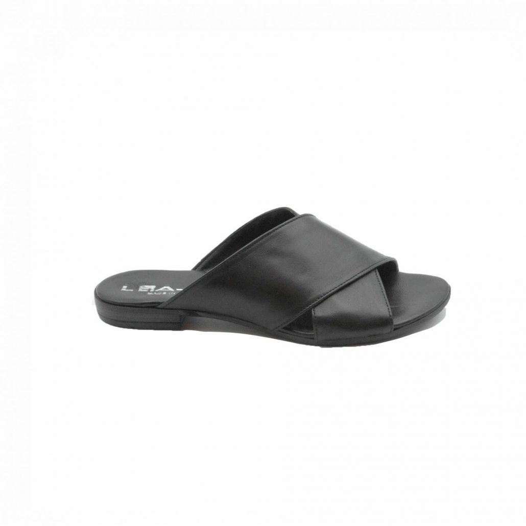 Lea Gu ciabattina in nappa, incrocio frontale, tacco 15 mm Offerte