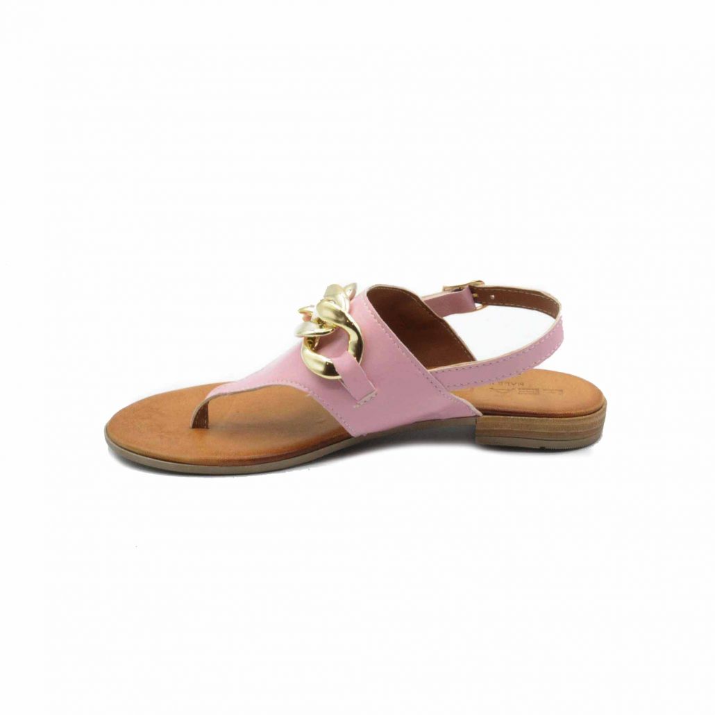 Lea Gu infradito in nappa, accessorio frontale, cinturino in caviglia, tacco 15 mm Saldi