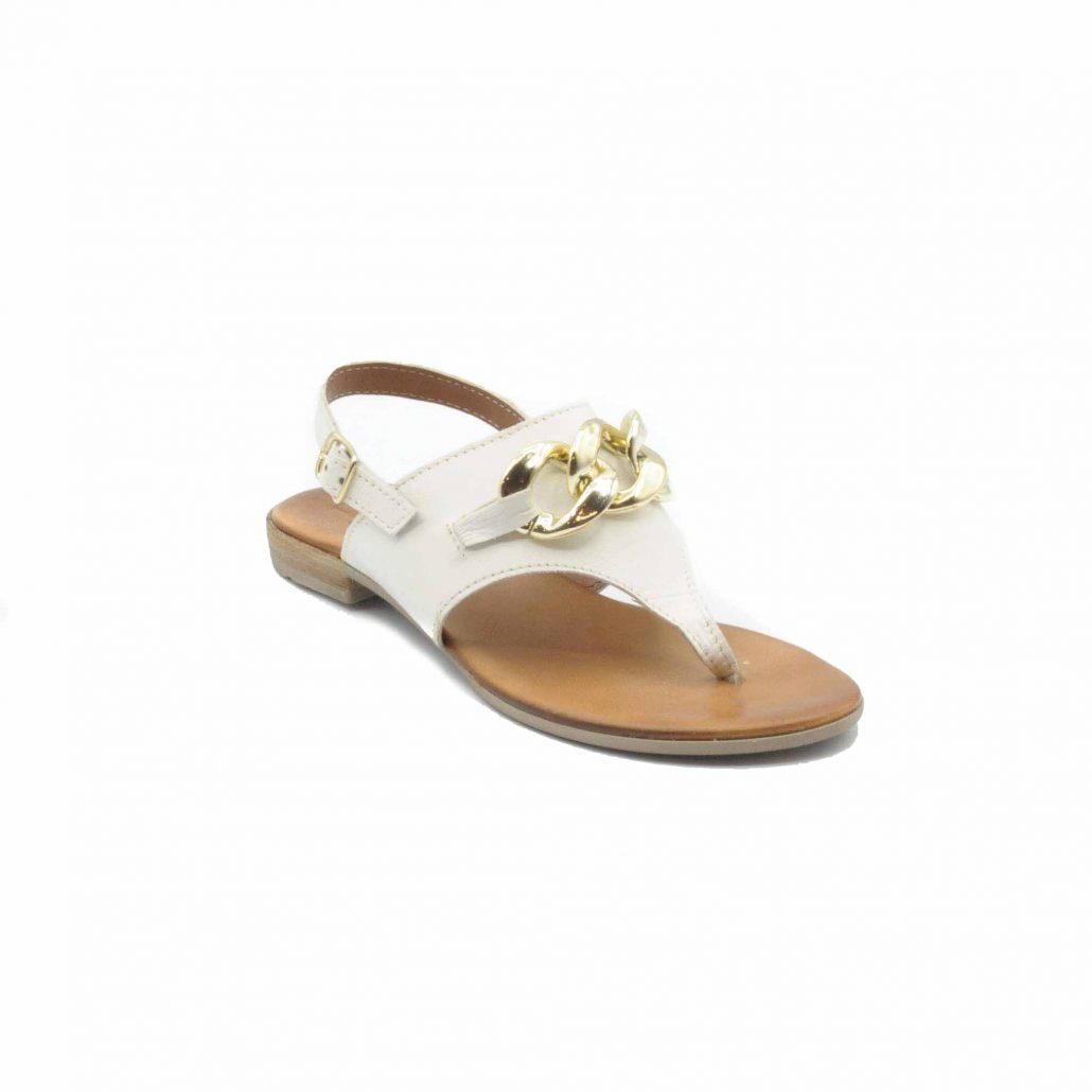 Lea Gu infradito in nappa, accessorio frontale, cinturino in caviglia, tacco 15 mm Saldi