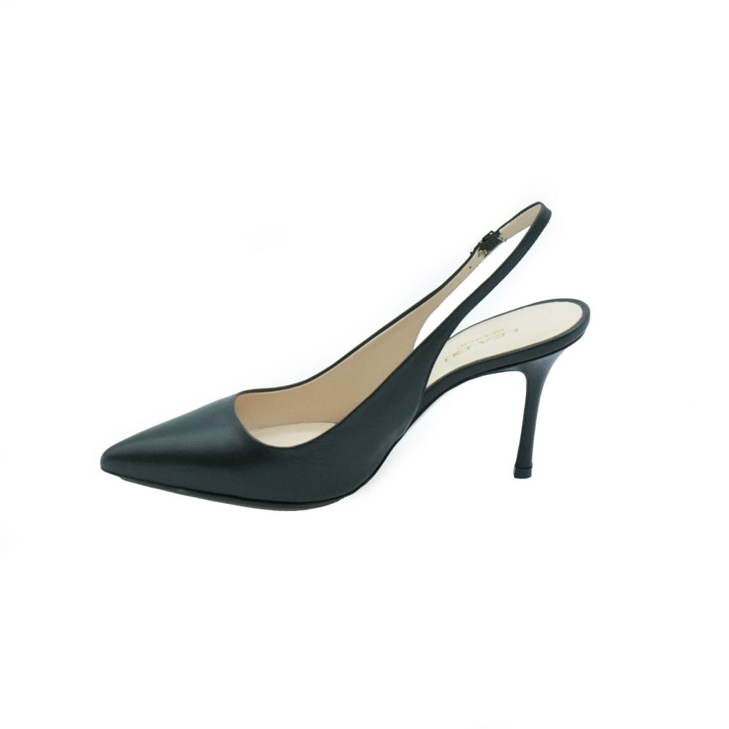 Lea Gu slingback in nappa, tacco 85mm Qualità