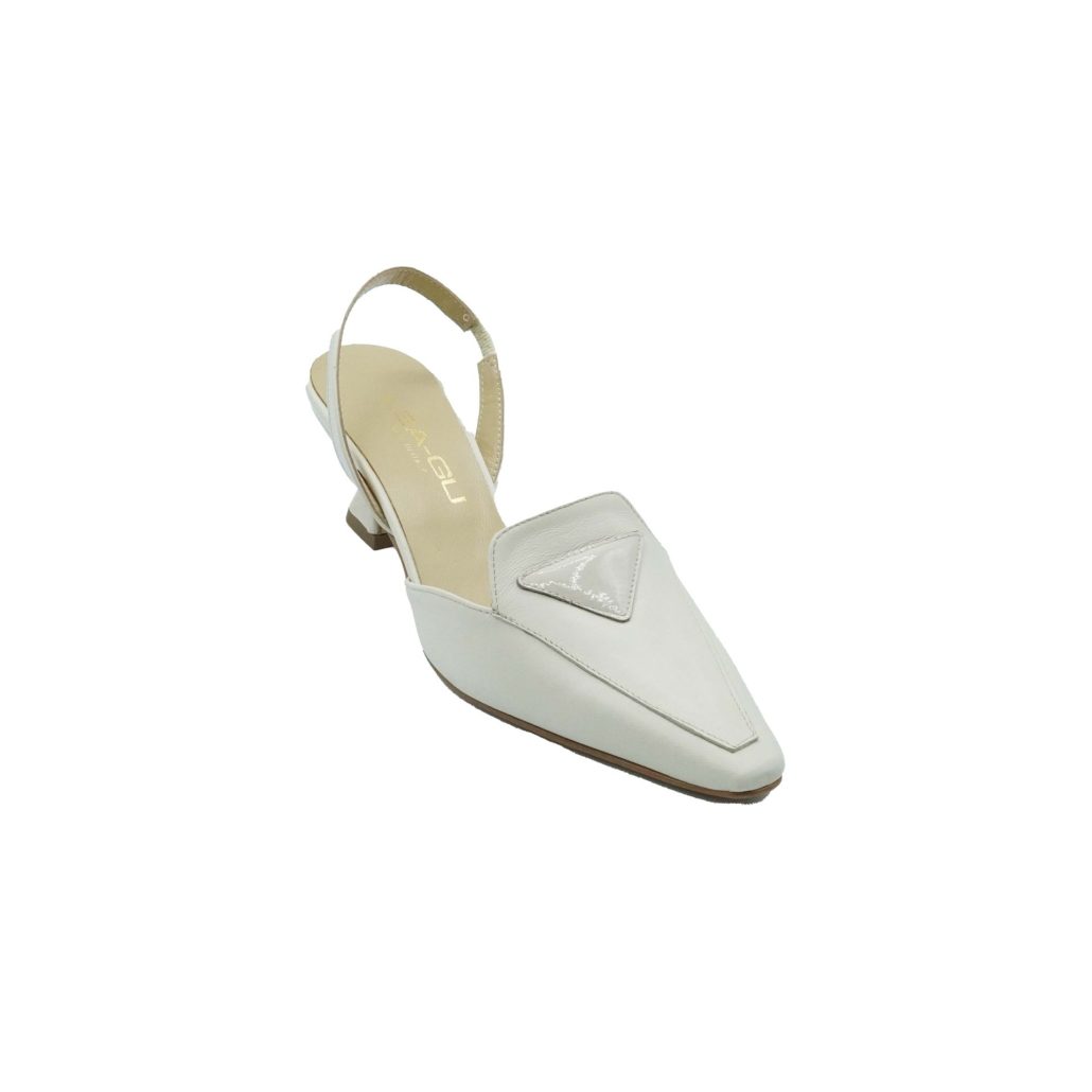 Lea Gu slingback in nappa,tacco 50mm Promozione