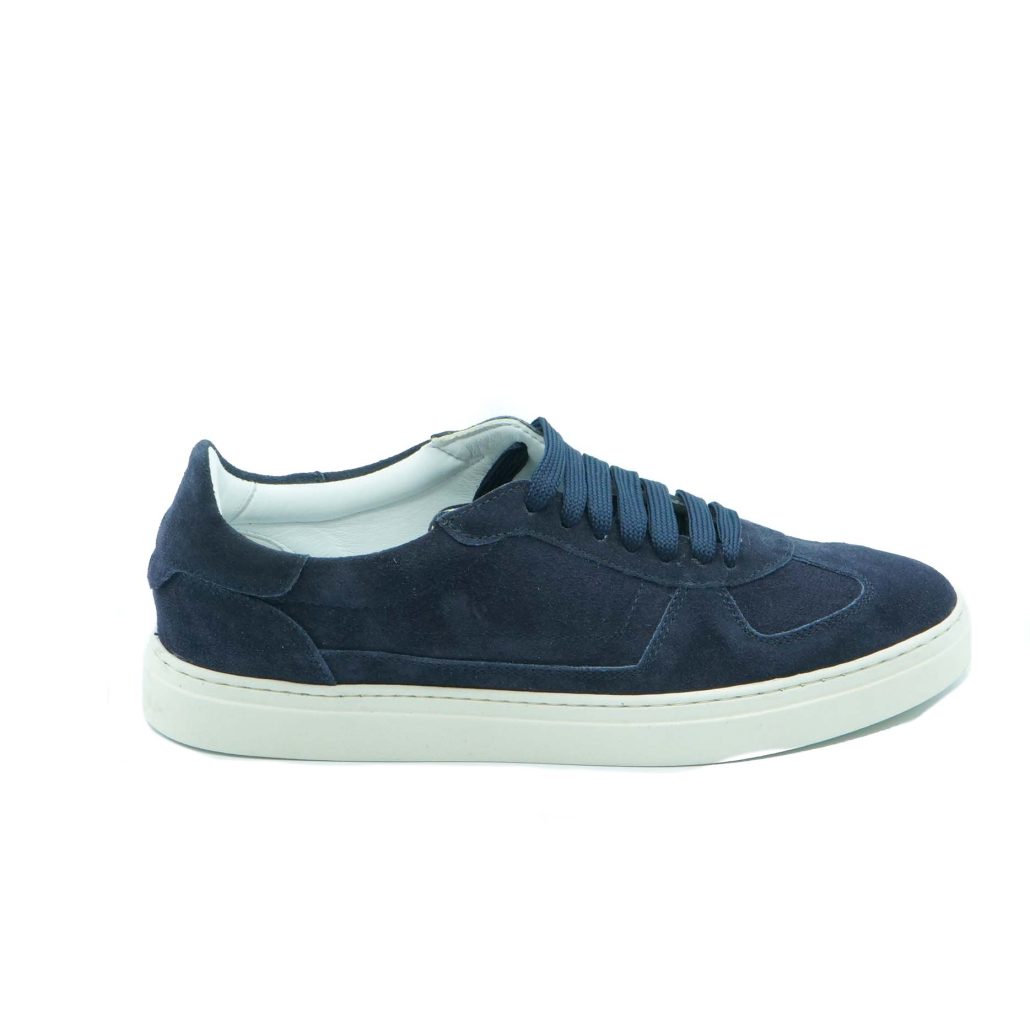 Lea Gu sneakers in camoscio, allacciatura frontale, fondo 30mm Qualità Garantita