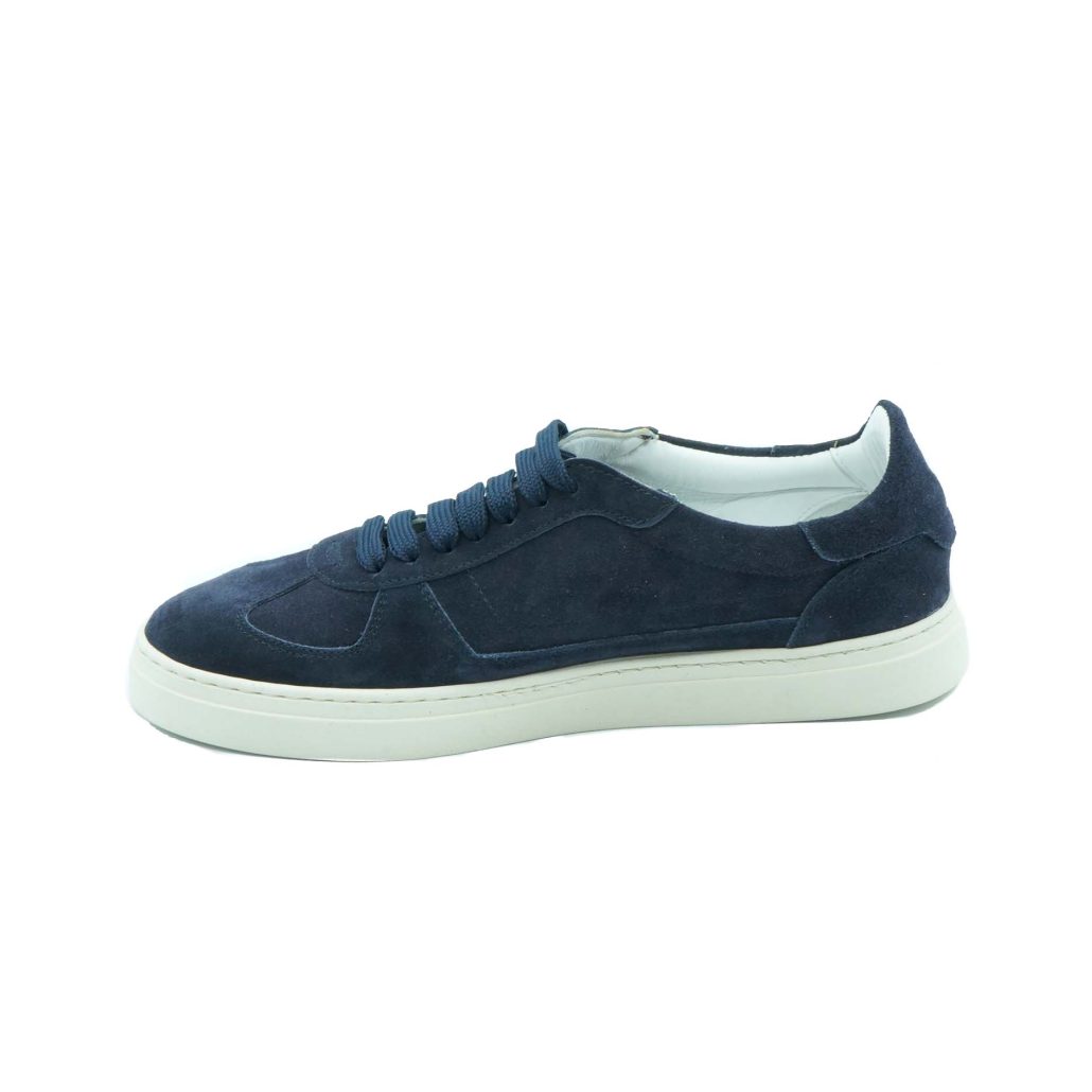 Lea Gu sneakers in camoscio, allacciatura frontale, fondo 30mm Qualità Garantita