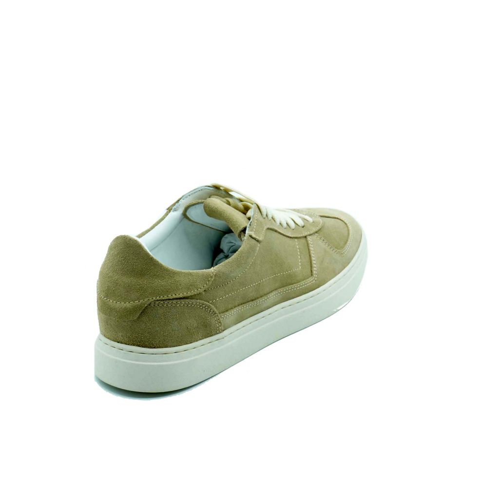 Lea Gu sneakers in camoscio, allacciatura frontale, fondo 30mm Qualità Garantita