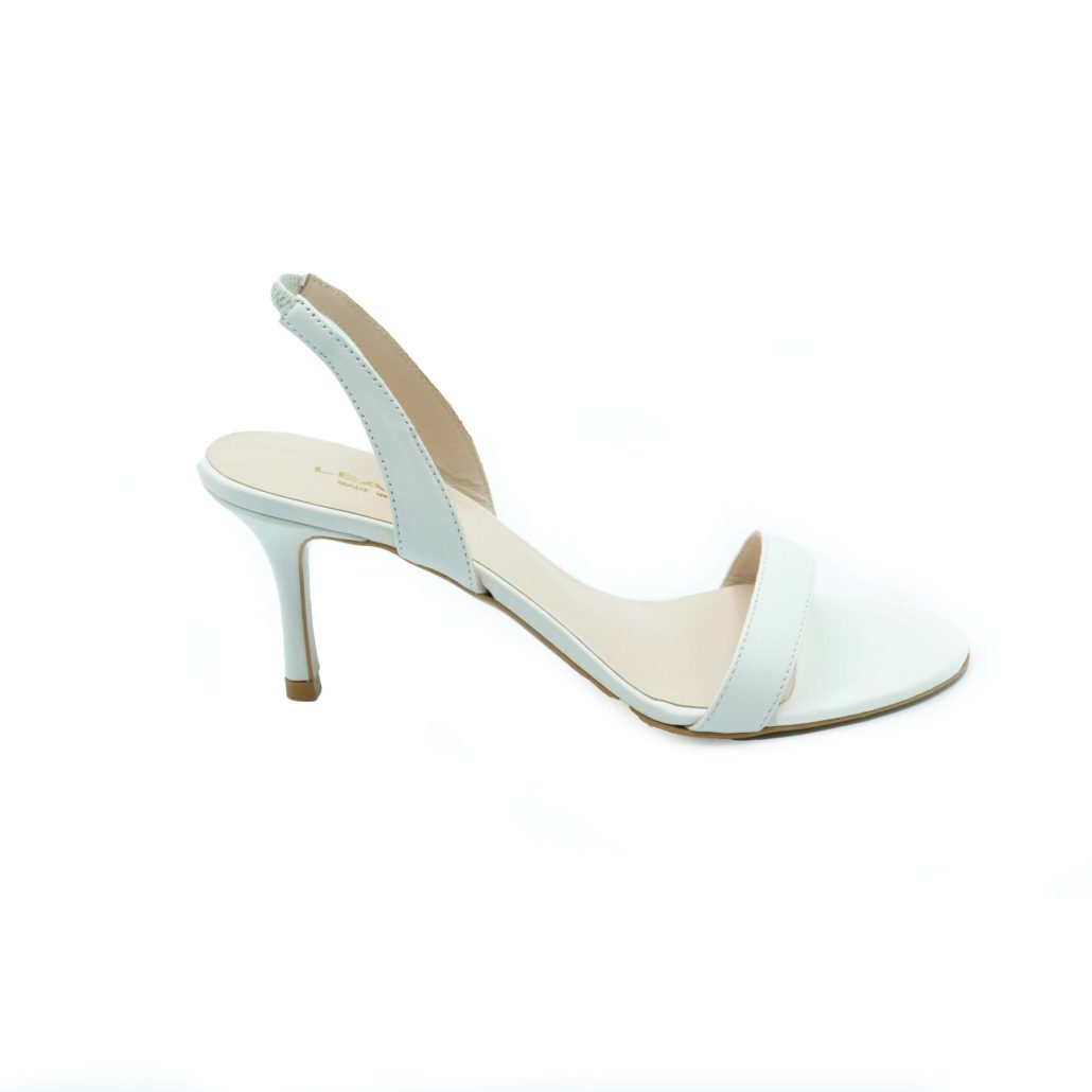 Lea Gu sandalo in nappa, fascia frontale, cinturino posteriore, tacco 60mm Online