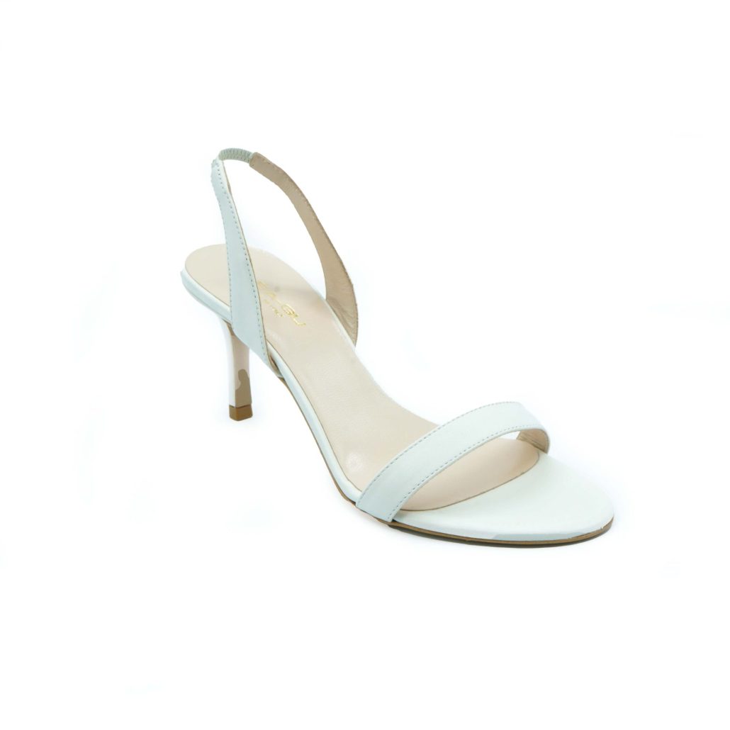 Lea Gu sandalo in nappa, fascia frontale, cinturino posteriore, tacco 60mm Online