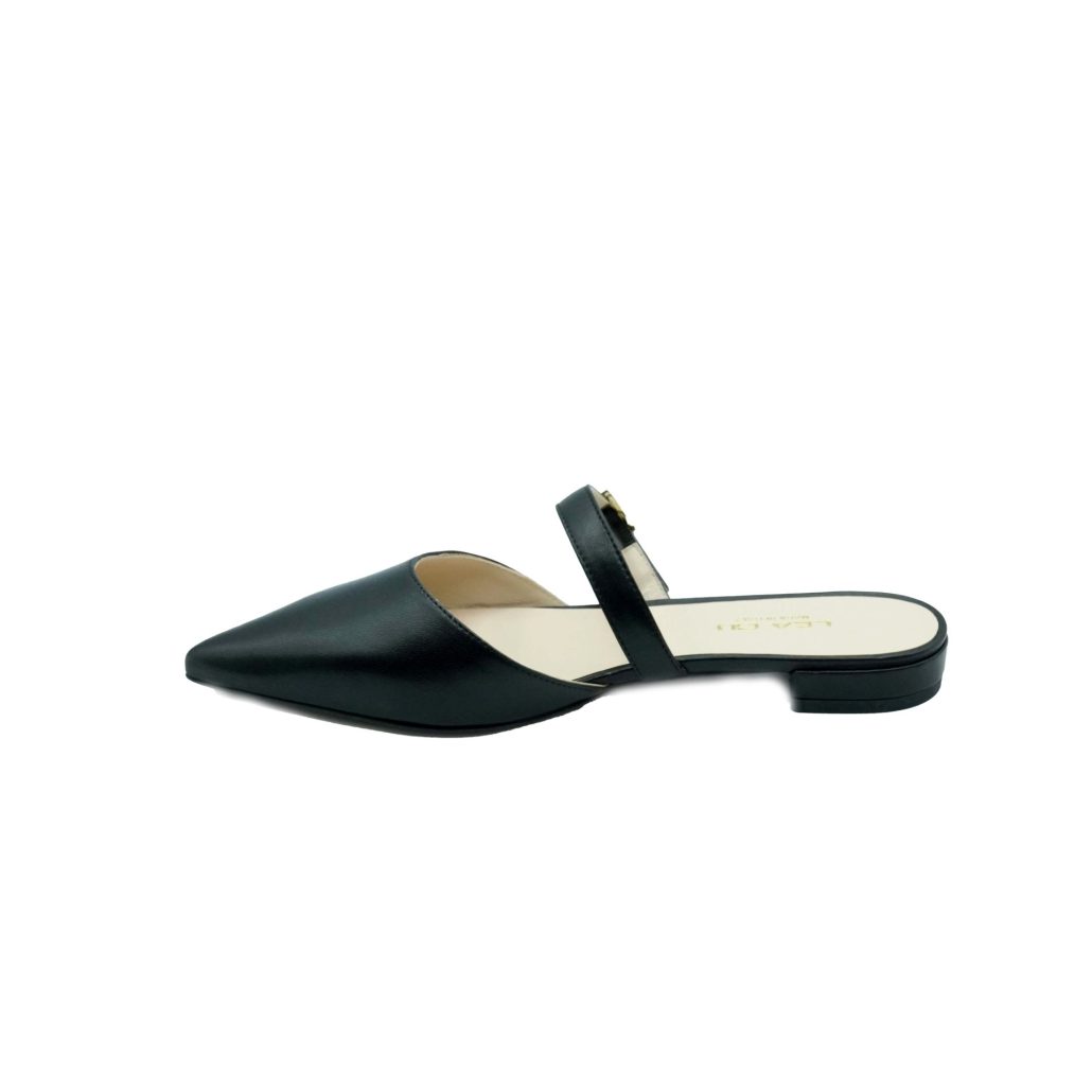 Lea Gu slingback in nappa, cinturino frontale, tacco 10mm Moda