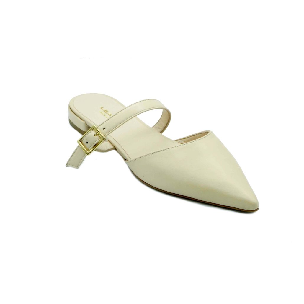 Lea Gu slingback in nappa, cinturino frontale, tacco 10mm Moda