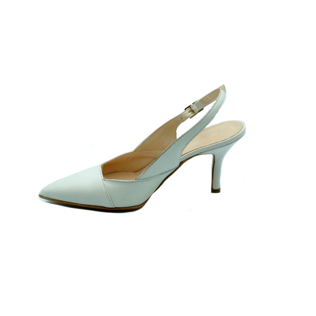 Lea Gu scarpa con tacco in nappa, chiusura posteriore, tacco 65mm Online