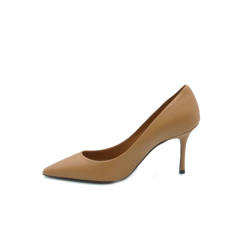 Lea Gu scarpa con tacco in nappa, tacco 85mm Vendita Calda