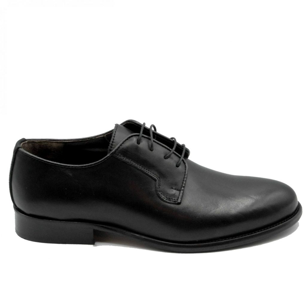 Lea Gu scarpa in nappa, allacciatura frontale, tacco 25 mm Negozio