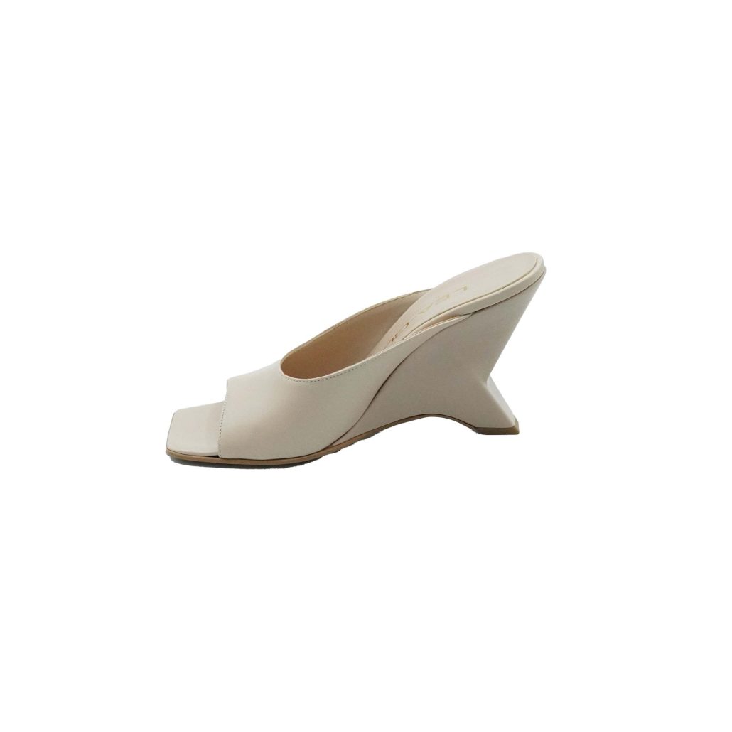 Lea Gu sandalo in nappa, fascia frontale, tacco 85mm Vendita