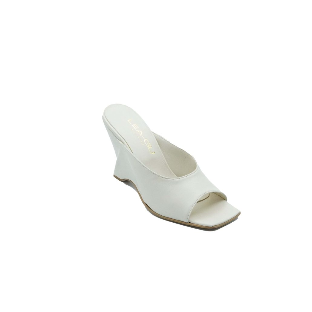 Lea Gu sandalo in nappa, fascia frontale, tacco 85mm Vendita
