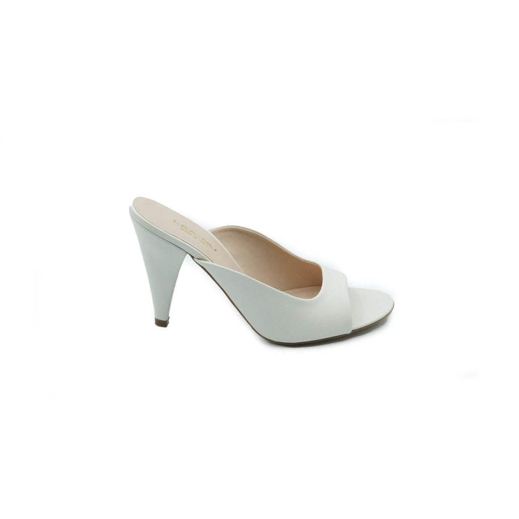 Lea Gu sandalo in nappa, fascia frontale, tacco 85mm Promozione