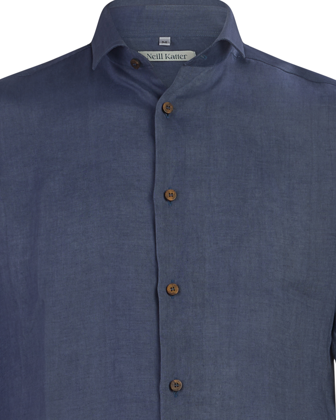 Neill Katter Camicia Eleganza di Lino Prezzo Ridotto