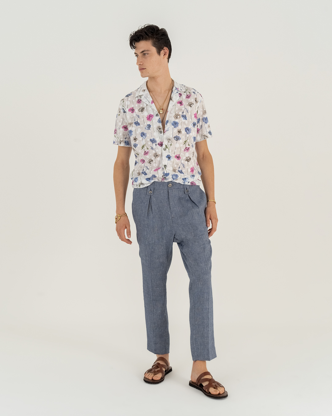 Neill Katter Camicia Floreale Pois Offerta