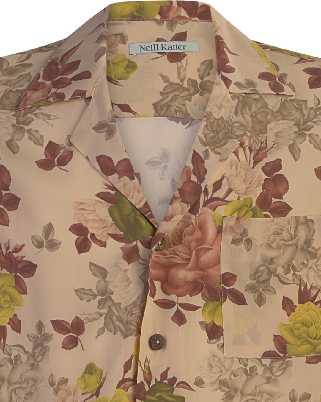 Neill Katter Camicia Golden Roses Outlet