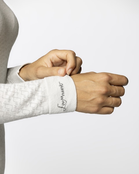 Lamunt ALICE BASELAYER MAGLIA IN CASHMERE MANICHE LUNGHE Nuova
