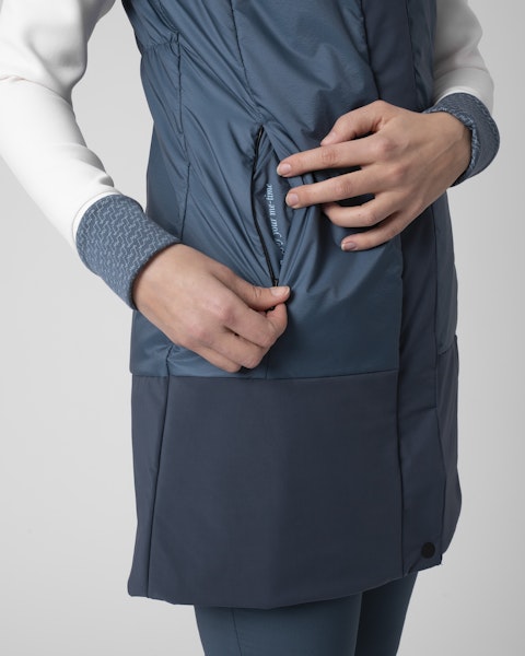 Lamunt ELENA GILET LUNGO IN CASHMERE Offerta per la Festa della Mamma