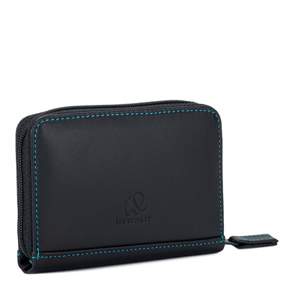 Mywalit Porta carte di credito con zip Black Pace Negozio
