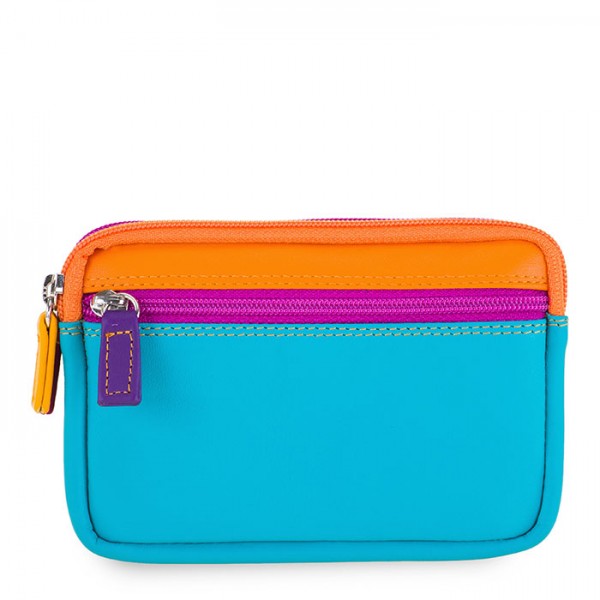 Mywalit Portafoglio/Astuccio in Pelle con doppia Zip Copacabana In Linea