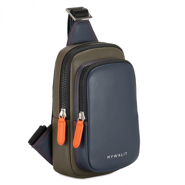 Mywalit Borsa Monospalla Firenze Olive-Marine In Linea