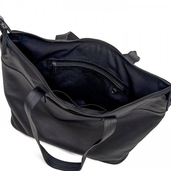 Mywalit Borsa Shopper Bergamo Nero Smaltimento dello stoccaggio