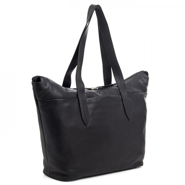 Mywalit Borsa Shopper Bergamo Nero Smaltimento dello stoccaggio