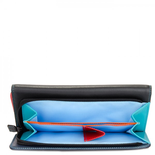 Mywalit Portafoglio a tre ante con zip Black Pace Latest fashion