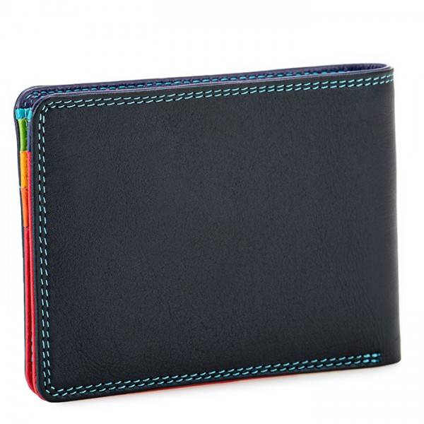 Mywalit Portafoglio jeans da uomo con tecnologia RFID Nappa Black Pace Vendita Calda