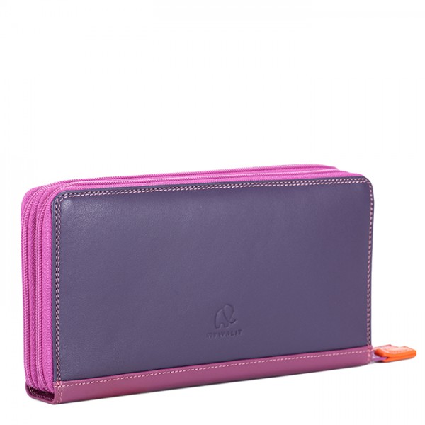 Mywalit Portafoglio con doppia zip grande Sangria Multi 2025