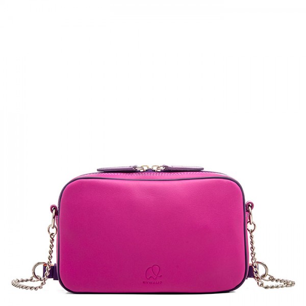 Mywalit Borsa a Tracolla in Pelle Piccola Sangria Multi Spedizione Gratuita