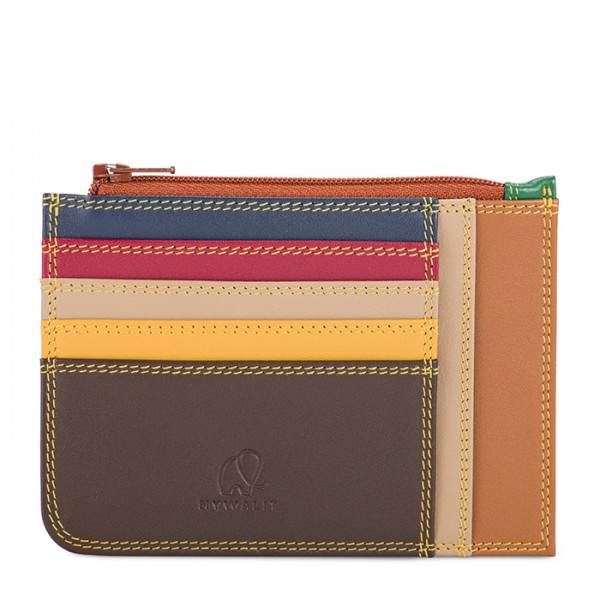 Mywalit Porta carte di credito slim con portamonete Bosco