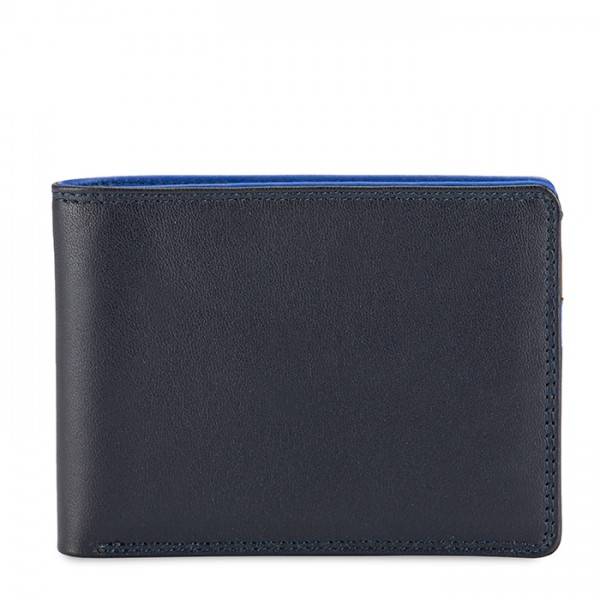 Mywalit Portafoglio jeans da uomo con tecnologia RFID Nappa Midnight