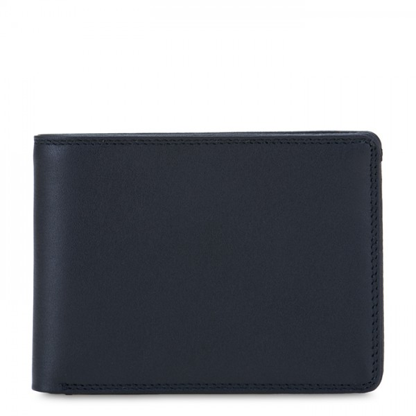Mywalit Portafoglio jeans da uomo con tecnologia RFID Nappa Nero 50% di sconto con spedizione gratuita