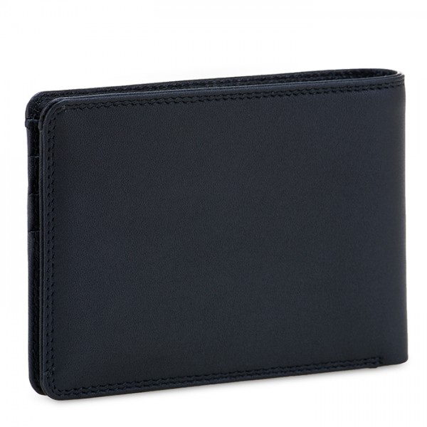 Mywalit Portafoglio jeans da uomo con tecnologia RFID Nappa Nero 50% di sconto con spedizione gratuita