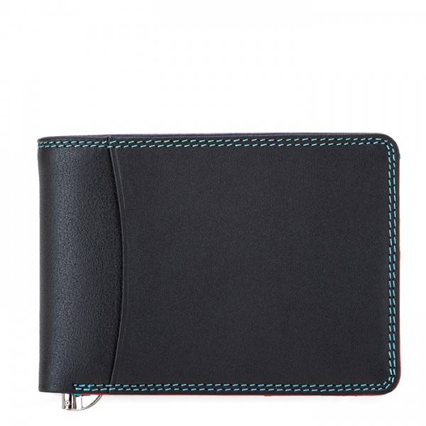 Mywalit Portafoglio da uomo con fermasoldi e tecnologia RFID Nappa Black Pace