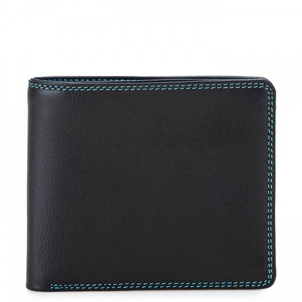 Mywalit Portafoglio da uomo standard E/W con tecnologia RFID Nappa Black Pace