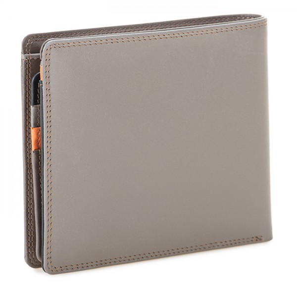 Mywalit Portafoglio da uomo grande con lente e protezione RFID Nappa Fumo 2025