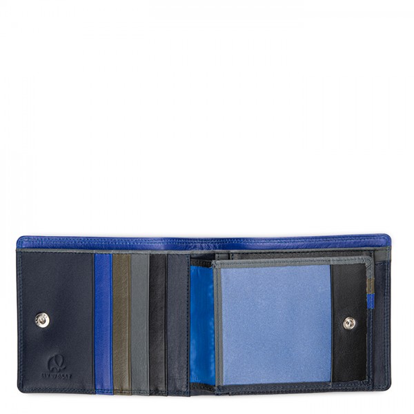 Mywalit Portafoglio da uomo grande con lente e protezione RFID Nappa Midnight Italy
