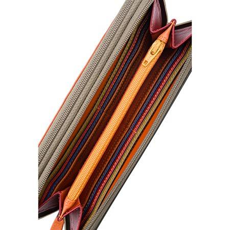 Mywalit Portafoglio con doppia zip grande Lucca Economico