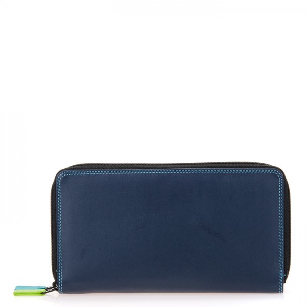 Mywalit Portafoglio con doppia zip grande Black Pace