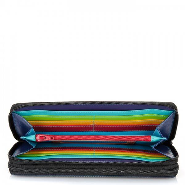 Mywalit Portafoglio con doppia zip grande Black Pace Outlet