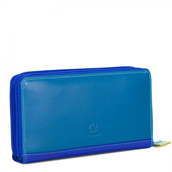 Mywalit Portafoglio con doppia zip grande Seascape In Vendita