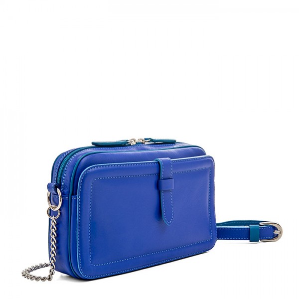 Mywalit Borsa a Tracolla in Pelle Piccola Seascape In Saldo
