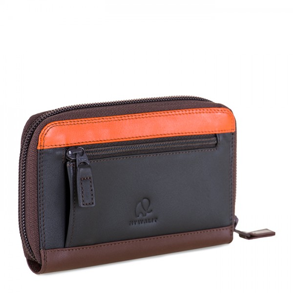 Mywalit Portafoglio Medio in Pelle con Zip Cacao Prezzo basso