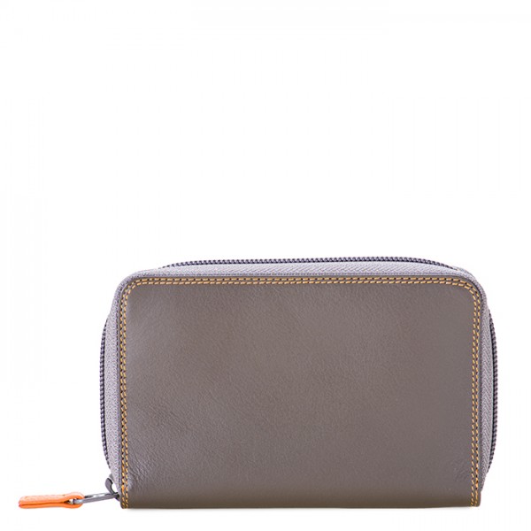 Mywalit Portafoglio Medio in Pelle con Zip Fumo