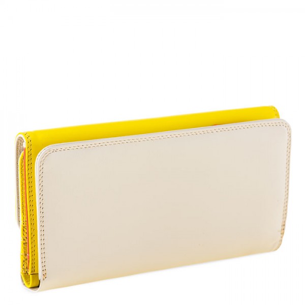 Mywalit Portafoglio a tre ante con zip Puglia Officina