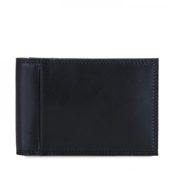 Mywalit Portafoglio da uomo Bi-fold con Portacarte Nero-Blu